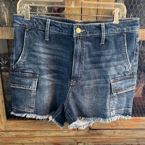 BCBGeneration Dark Wash Jean Shorts